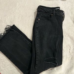 Old Navy High-Rise OG Loose Black Jeans